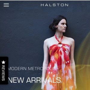 Halston Heritage strapless blue dress